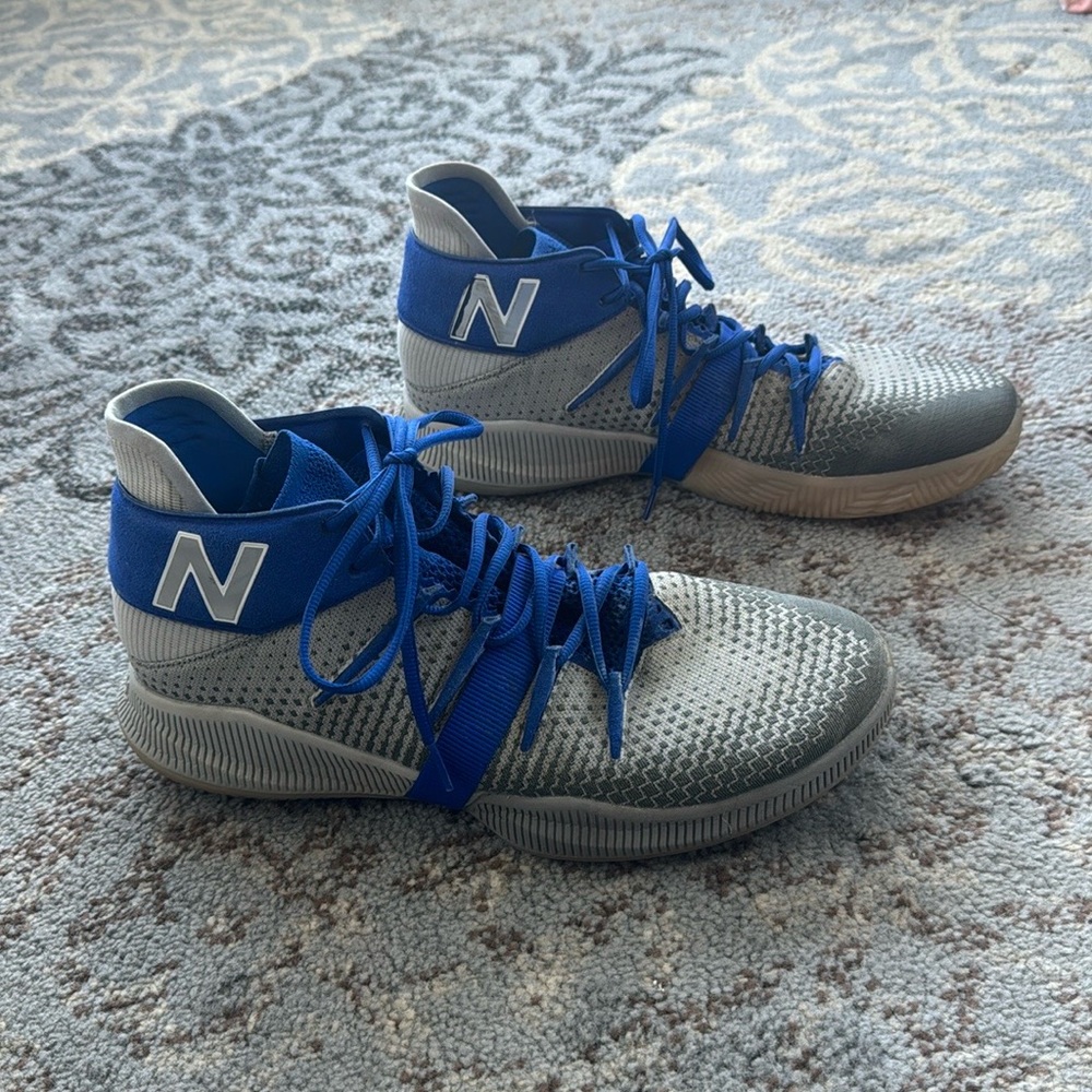 New Balance Omn1s Men’s Basketball Shoes Gray Blue 12.5
